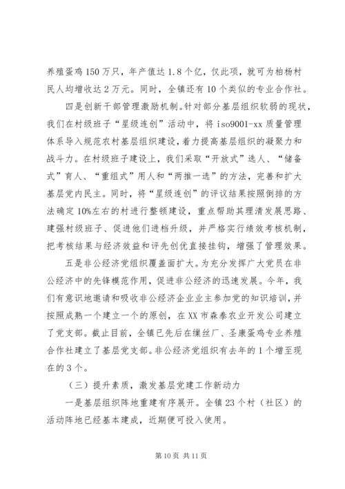 乡镇目标考核自查报告.docx