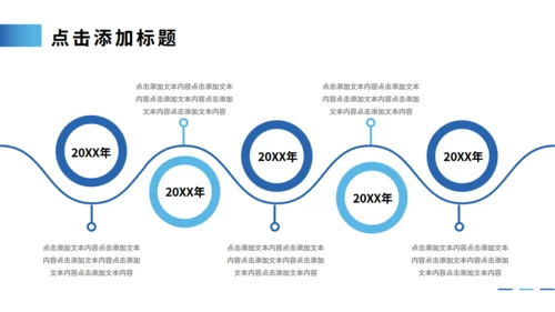 公司发展历程大事记时间轴通用PPT模板