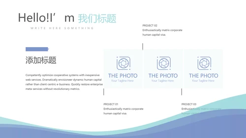 蓝色简约大方医院院长年年终总结汇报动态PPT