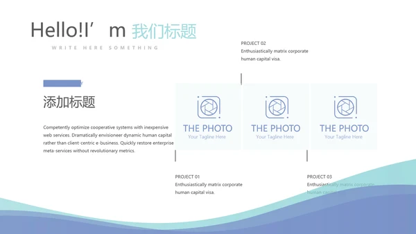 蓝色简约大方医院院长年年终总结汇报动态PPT