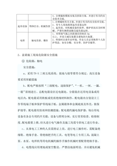 盖梁综合施工安全专项专题方案.docx