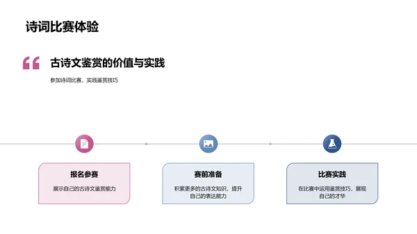 古诗文精解课PPT模板