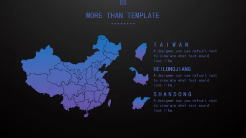 暗夜风商业项目计划书倒三角通用PPT模板