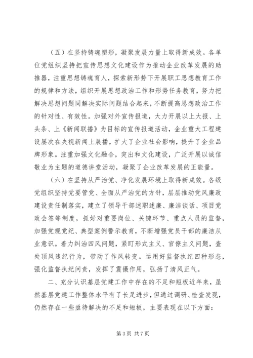 提升基层党建工作发展提供坚强政治保证.docx