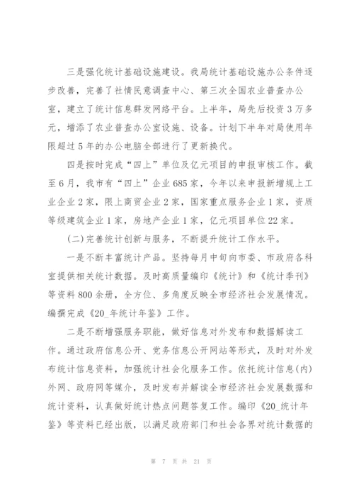 统计局年度考核个人总结5篇.docx
