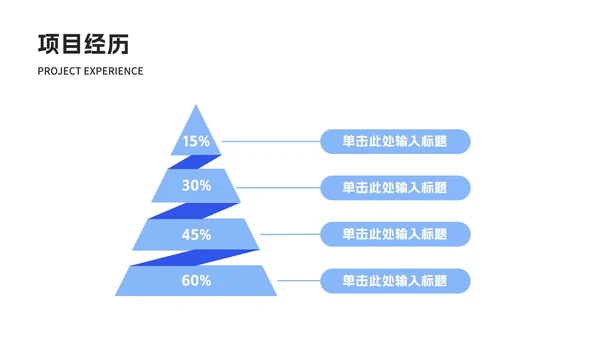 简约几何个人简历ppt模板