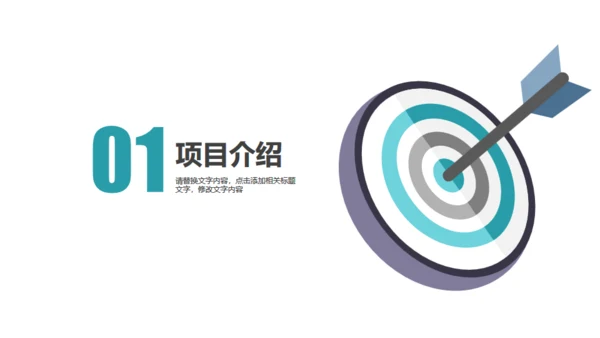 目标明确箭矢工作汇报通用PPT