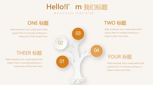 手绘面包年年终总结动态PPT