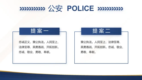 蓝色大气检察院工作汇报演讲动态PPT模板
