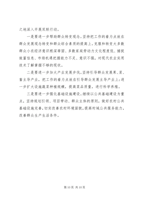 双联工作自查报告格式.docx