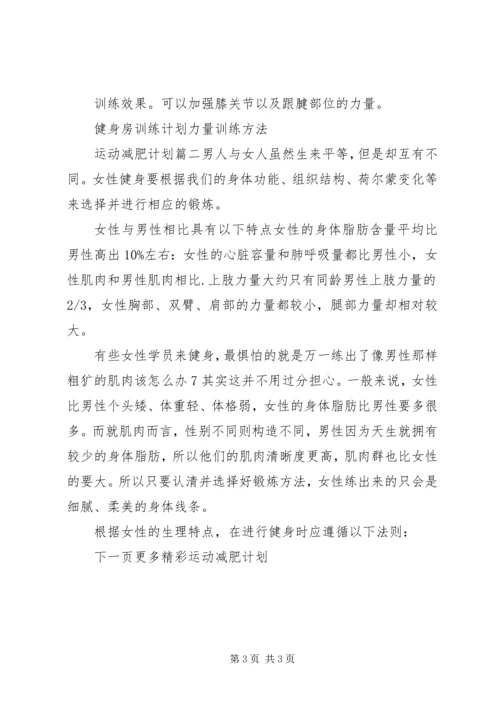 运动减肥计划表月瘦30斤.docx