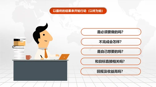 时间管理技巧PPT模板企业培训人力资源