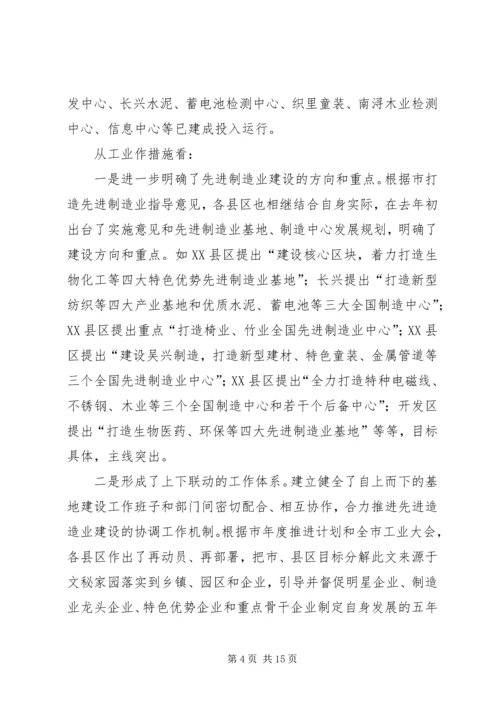 副市长在制造业基地工作年会的讲话.docx