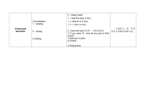 Unit 3 Asking the way 单元整体教案设计（4个课时）