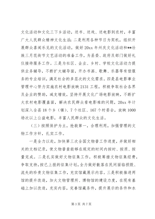 文化局工作计划范文.docx