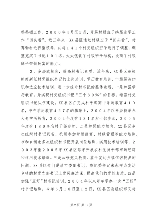 市加强村党组织书记队伍建设的实践与思考.docx