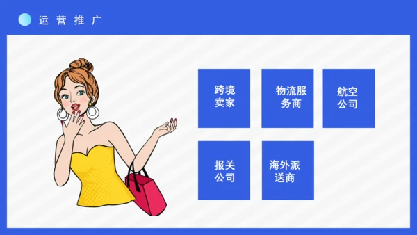 互联网跨境电商购物节通用PPT模板