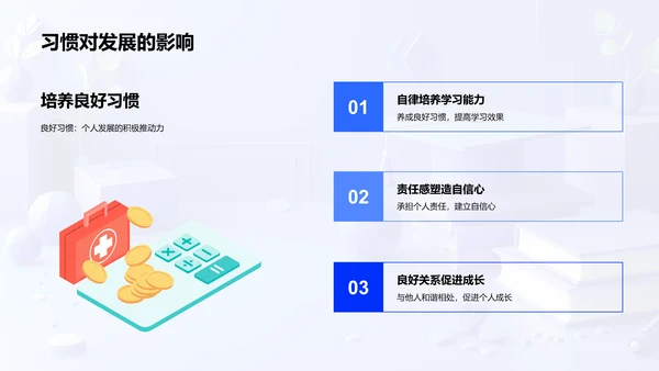 习惯成长力量PPT模板