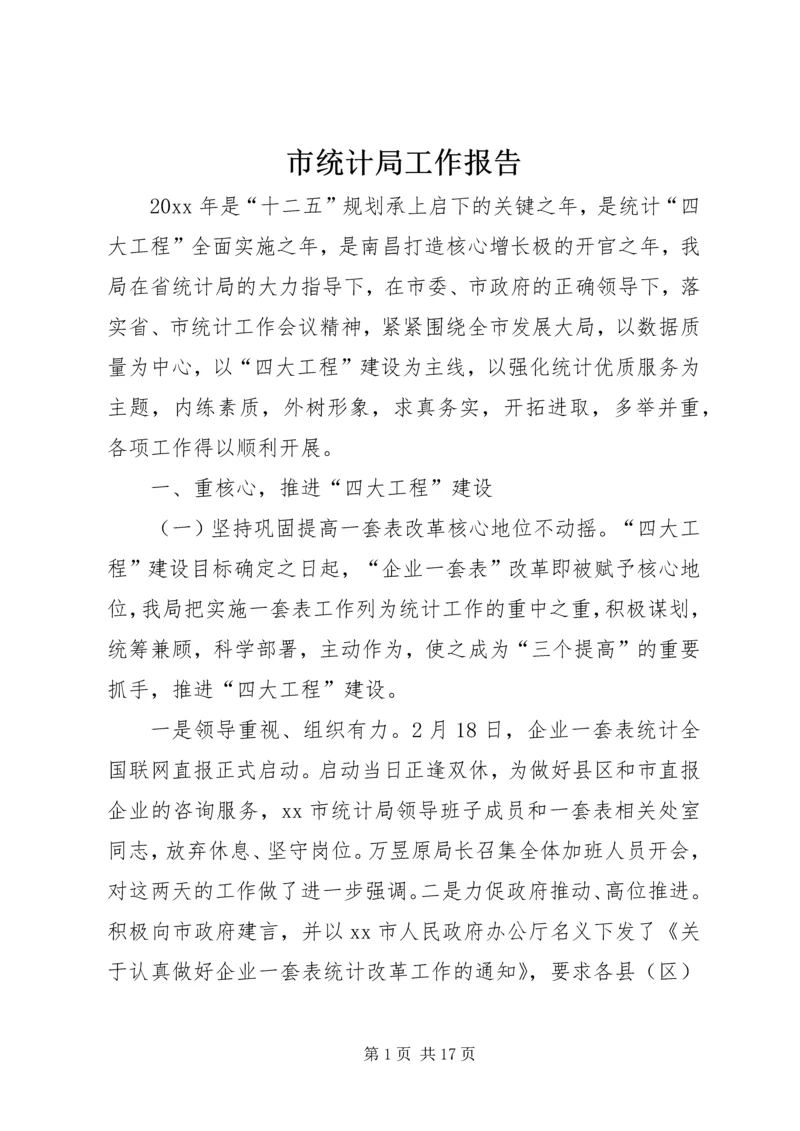 市统计局工作报告.docx