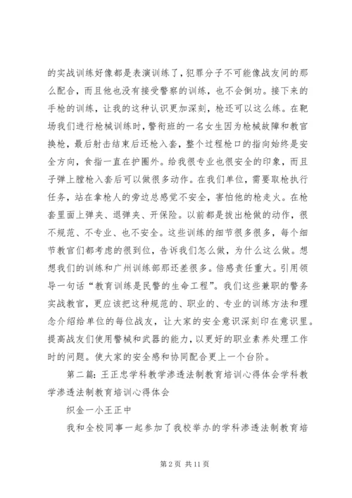 培训体会宁陕王正忠.docx