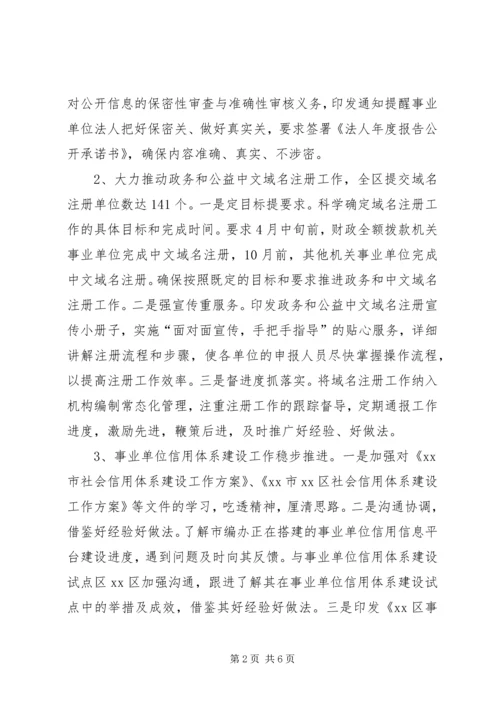 事业单位登记管理局工作总结.docx