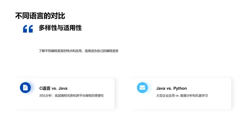 编程语言解析课PPT模板