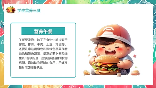 科学食养助力儿童健康成长PPT模板