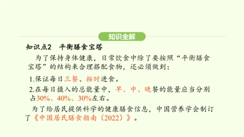 第四单元-第二章-第三节 合理营养与食品安全课件-2024-2025学年七年级生物下学期人教版(20