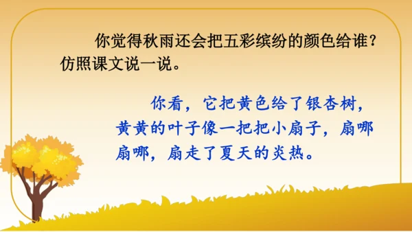 6 秋天的雨   课件