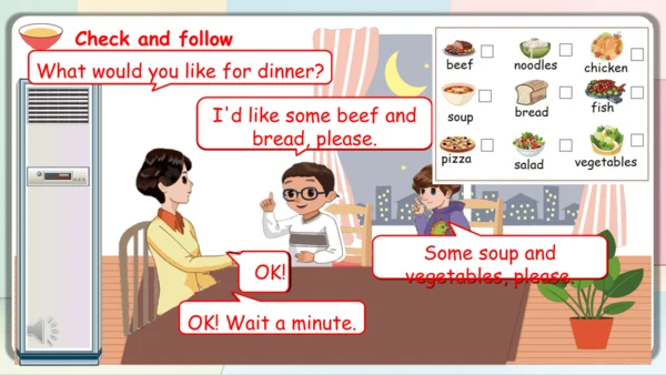 Unit 5 Dinner’s ready-B Let's talk 课件(共41张PPT)