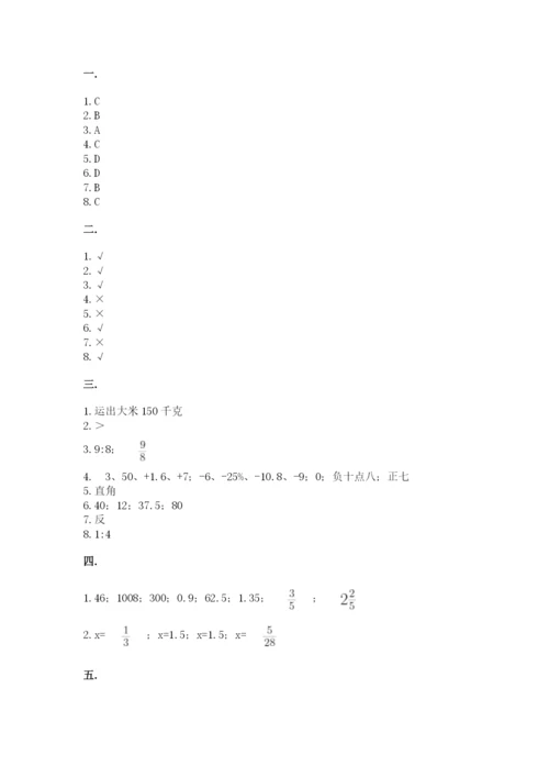 成都外国语学校小升初数学试卷附参考答案（基础题）.docx