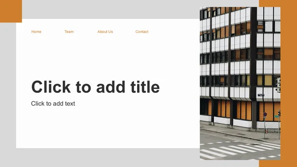 橙色商务风企业文化与团队介绍汇报PPT主题