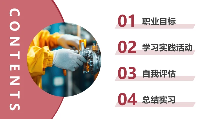 电气工程和自动化专业大学生职业生涯规划发展展示PPT模版