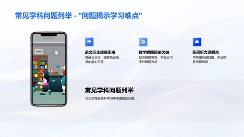 初三学科问题解决PPT模板