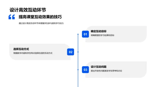 互动教学策略报告PPT模板