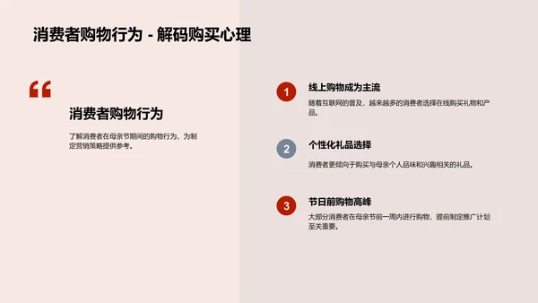 母亲节营销方案报告PPT模板