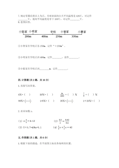 六年级下册数学期末测试卷附参考答案（满分必刷）.docx