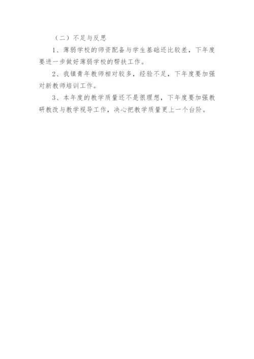 小学数学教研员工作总结.docx