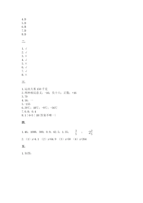 杭州文澜中学小升初数学试卷及参考答案（考试直接用）.docx