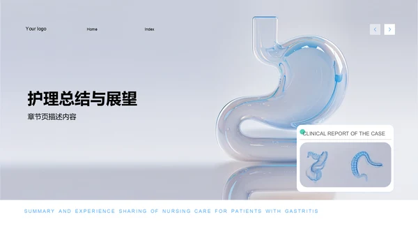 胃炎护理个案临床汇报PPT模板