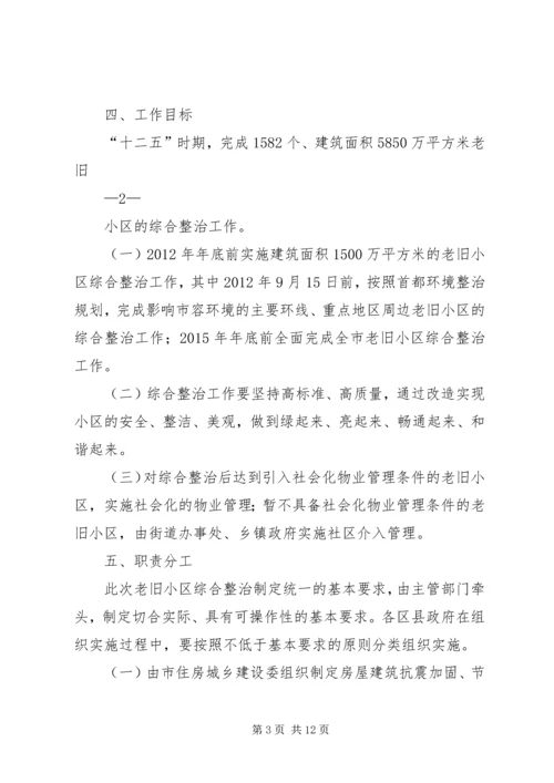 老旧小区综合整治室外工程规划方案 (3).docx