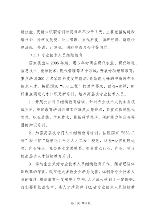 人事人才培训计划.docx