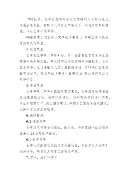 仓库应急预案.docx