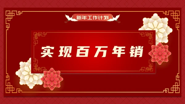 如虎添翼虎年主题年终工作总结PPT模板
