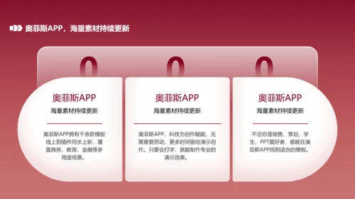 简约风红白色社团活动PPT