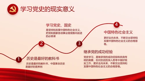 党的光辉历程红色传承教育活动党史党课PPT