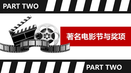 中外经典电影介绍电影之旅PPT模板