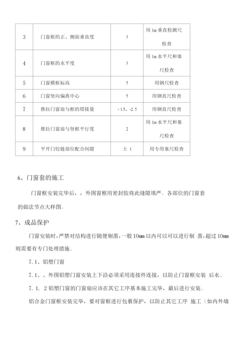 门窗工程施工方案(2).docx