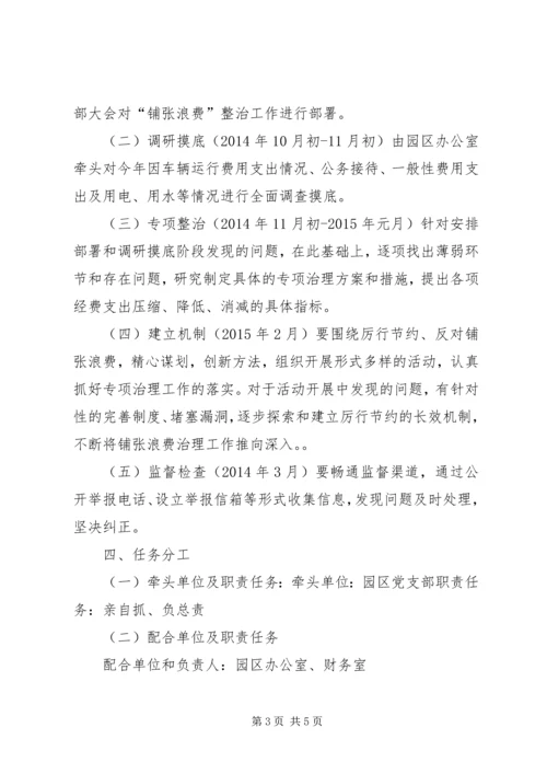 针对铺张浪费的应对方案 (2).docx