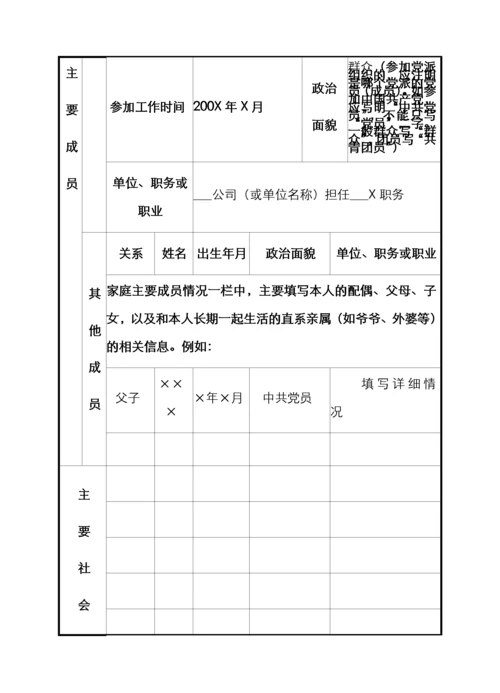 入党申请志愿书填写模板.docx